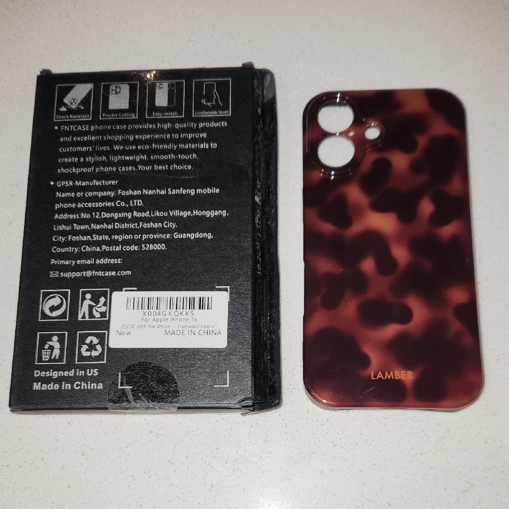 Red Tortoiseshell Phone Case - IPhone 16